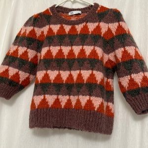 Puffy Sleeve Sweater